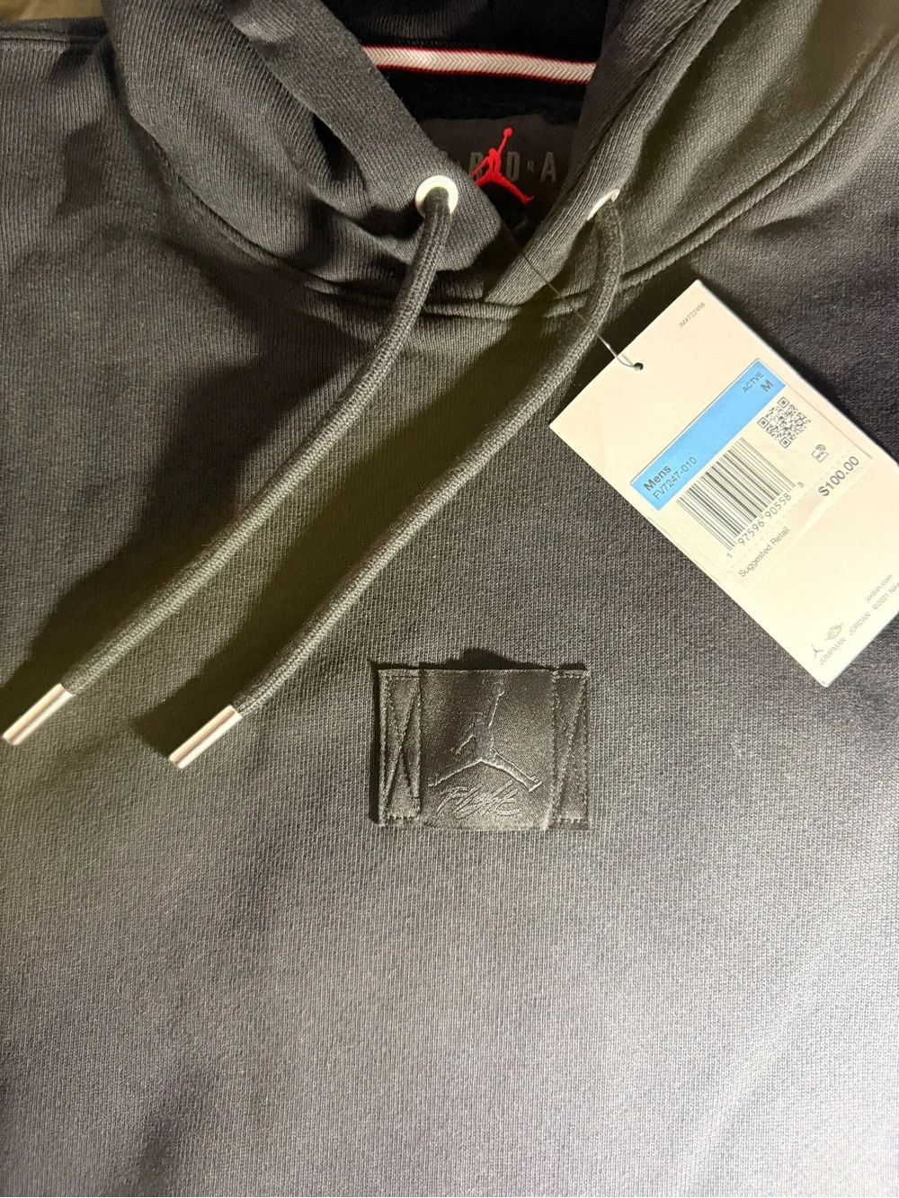 Nike Jordan “Flight” 🏀 Jumpman Logo Patch Hooded Sweatshirt